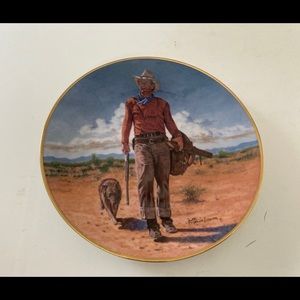 John Wayne Coll. Plate, Hondo Lane Cavalry Scout